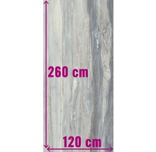 Decoratieve plaat, 260 cm lang, 120 cm breed
