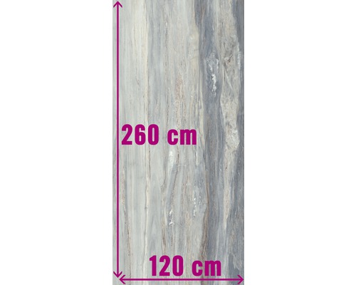 Decoratieve plaat, 260 cm lang, 120 cm breed