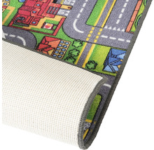 Speelkleed met stratenpatroon en huizen
