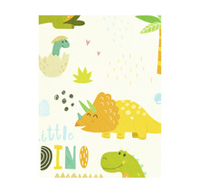 Behang met dinosaurusmotieven