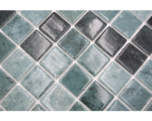 Glasmozaïektegels in vierkant formaat