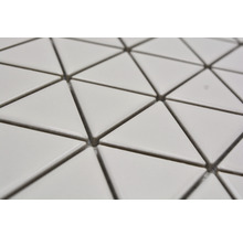 Detailopname van driehoekige wandtegels