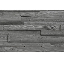 Houten bekleding met verschillende plankdiktes