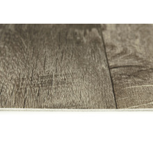 Close-up van een vinylvloer met houtlook