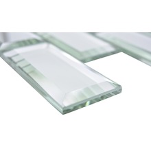 Detailopname van glazen mozaïektegels