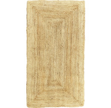 Rechthoekig vloerkleed van jute
