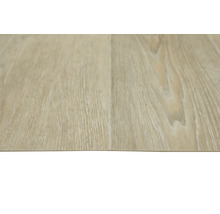 Close-up van een vinylvloer met houtlook