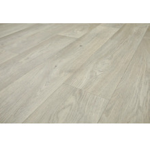 Houten vloerbedekking met licht decor