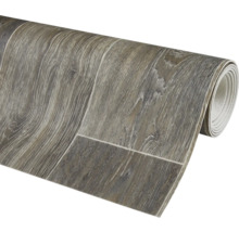 Opg रोलड vinyl vloer in hout-look voor binnen.