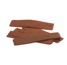 Baksteenstrips van klei