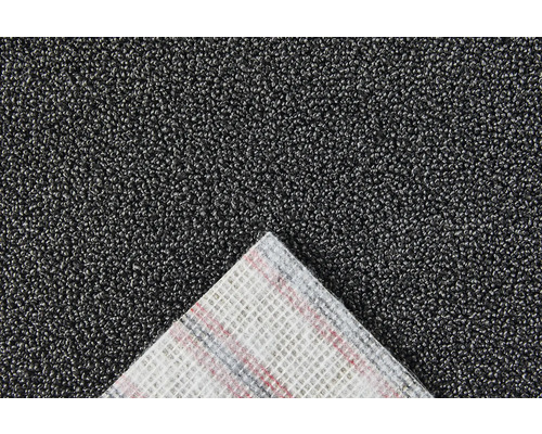Zwart tapijt met textielen rug