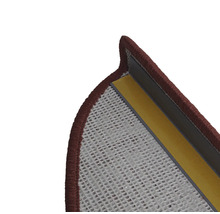 Detail van een trapprofiel met een antislip oppervlak