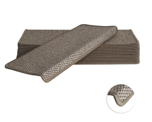 Sisal traptrede in stapel