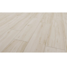 Close-up van een laminaatvloer met houtlook