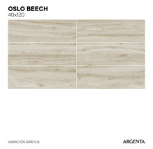 Oslo beuken wandtegels 40x120 met houtlook