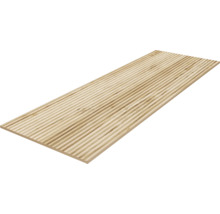 Houten plank met geribbeld oppervlak