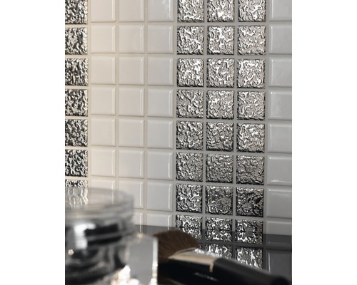 Mozaïektegels met vierkant decor