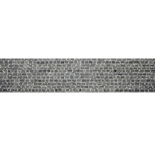 Mosaïektegelwand met onregelmatig gevormde stenen