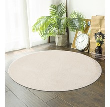 Rond vloerkleed in de woonkamer