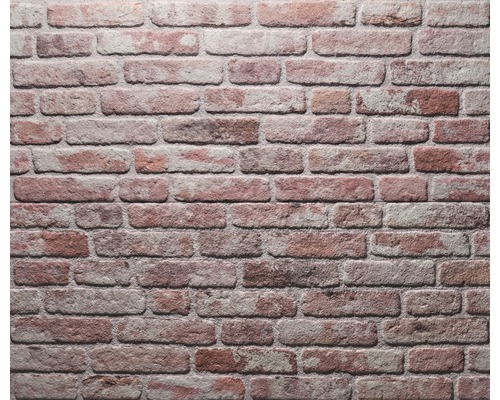 Behang met baksteenmotief