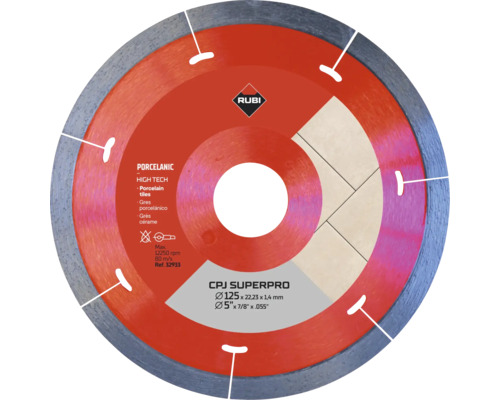 Rubi CPJ Superpro doorslijpschijf diameter 125 millimeter