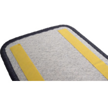 Reinigingspad met klittenbandsluiting voor reinigingsapparatuur