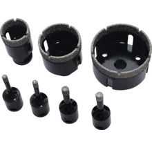 Diamantboor kronen set voor boormachines