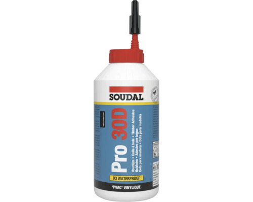 Soudal houtlijm Pro 30D D3 waterdicht