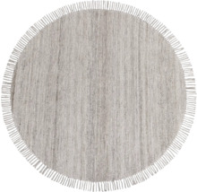 Rond vloerkleed met franjes