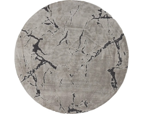 Rond tapijt met abstract patroon