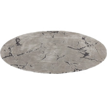 Ovaal tapijt met abstract patroon