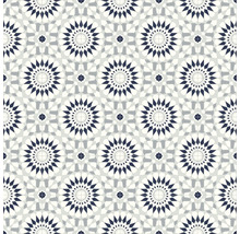Decoratief tegelpatroon met geometrische motieven