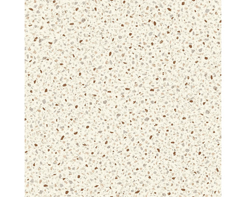 Terrazzo oppervlak met steenelementen