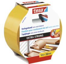 Tesa tapijttape extra sterk klevend, 10 meter x 50 millimeter