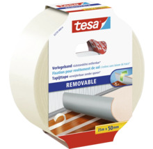 Tesa tapijttape, verwijderbaar zonder sporen, 25 meter x 50 millimeter