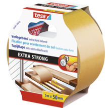 Tesa tapijttape extra sterke kleefkracht 5 meter maal 50 millimeter