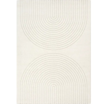 Tapijt met abstract halfcirkelpatroon