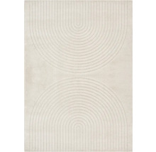 Tapijt met abstract halfcirkelpatroon