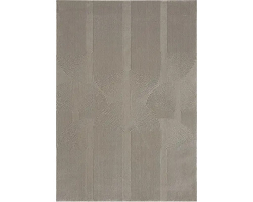 Textielbehang met grafisch patroon van cirkels en lijnen