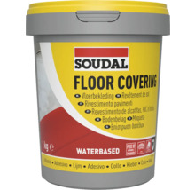 Soudal vloerbedekkingslijm in een emmer van 1 kg