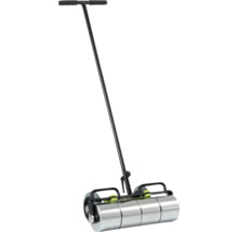 Gazontractor met stalen rol