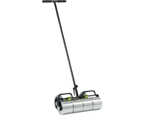 Gazontractor met stalen rol
