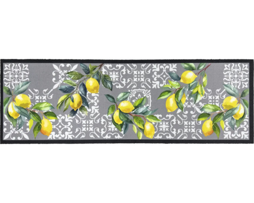 Vloerkleed met citroenmotief en rand