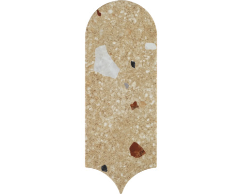 Decoratieve terrazzo wandtegel met afgeronde hoeken