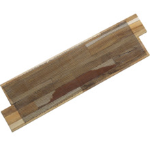 Houten opslagrooster met metalen rooster