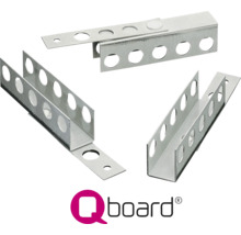 Qboard bouwplaatprofielen van metaal met gaten