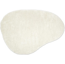 Beige tapijt met onregelmatige vorm