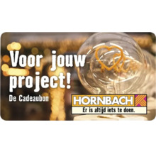 Hornbach cadeaubon voor uw project