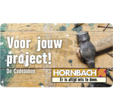 Hornbach cadeaubon voor uw project