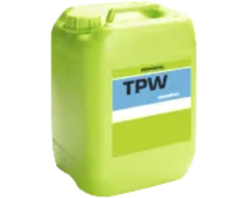 Jerrycan met het opschrift TPW voor gebruik in de bouw